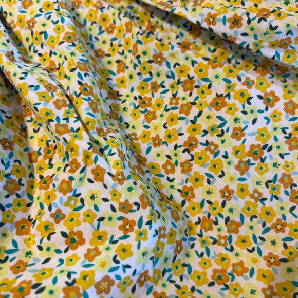 Tea Collection Yellow Floral Rope Belted Skirt - Picture 3 of 6